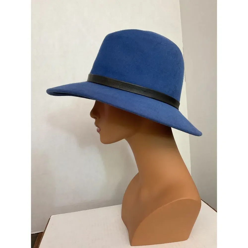 Geo. W. Bollman & Co. - Excello - All Wool Vintage Fedora - Bloomingdale’s- Blue - Picture 4 of 12